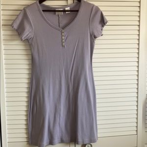 Lavender t-shirt dress